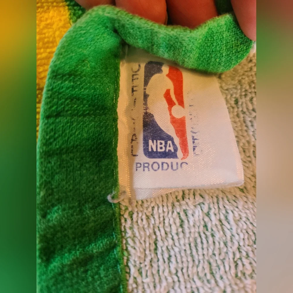 Vintage Boston Celtics Basketball NBA Beach towel